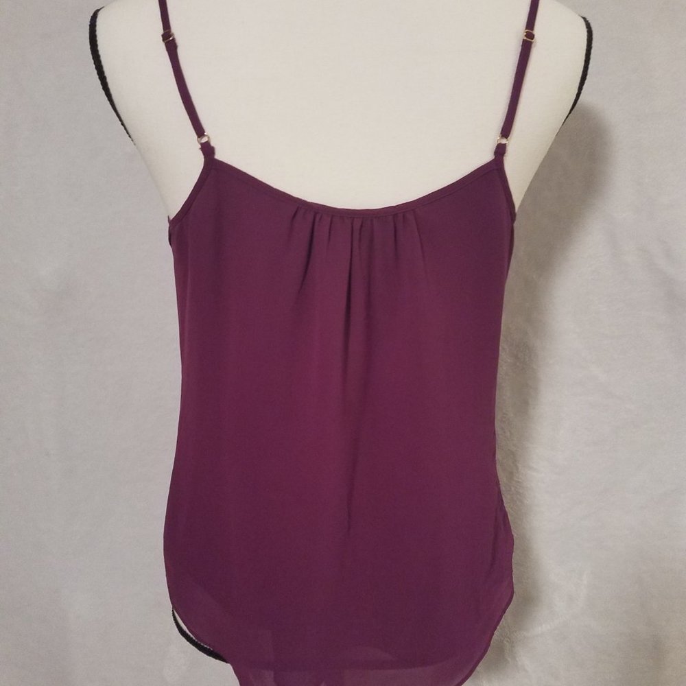 Guess Purple Ruffle Tank Top - Picture 2 of 7